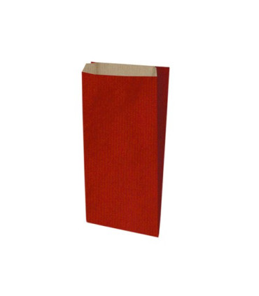 SOBRE REGALO TV 11x18 KRAFT ROJO P/25