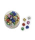 MOÑAS/COCAS  5 mm METALIZ.COL.SURT.(100)