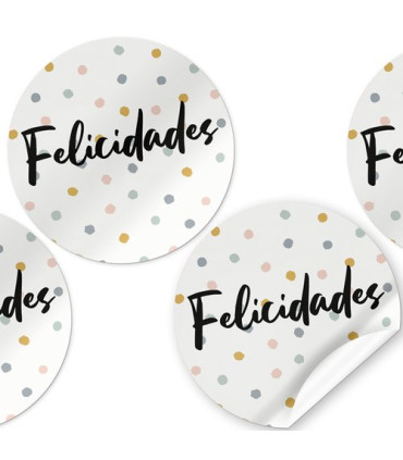 ETIQ.REG. R.250 REDON. FELICIDADES
