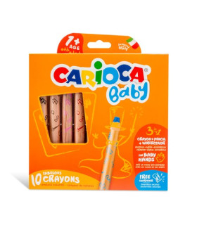 LAPICES COLORES CARIOCA BABY est.10