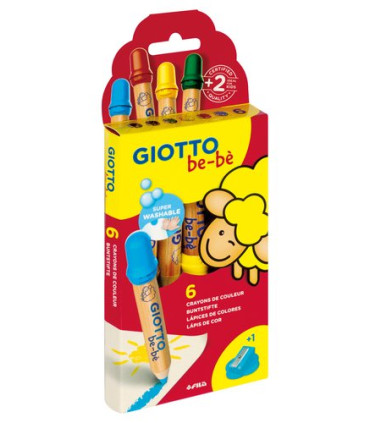 LAPICES COLOR GIOTTO BEBE SUPER est. 6