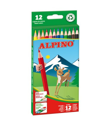 LAPICES COLOR ALPINO  LG. est.12
