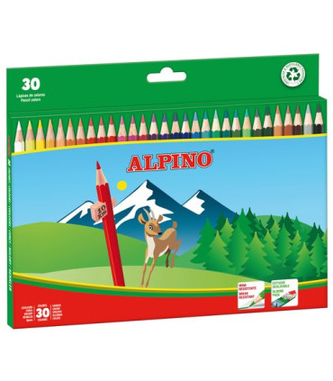 LAPICES COLOR ALPINO  LG. est.30