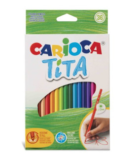 LAPICES COLOR CARIOCA TITA HEX. est.36