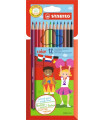 LAPICES COLOR STABILO COLOR ESTUCHE 12