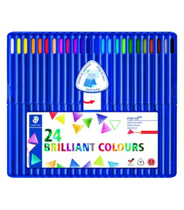 LAPICES COLOR STAEDT.157 ERGOSOFT BOX 24