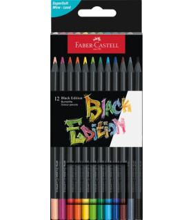 LAPICES COLOR FABER-CASTELL BLACK est.12