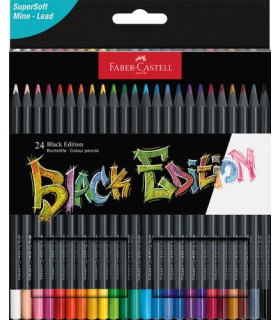LAPICES COLOR FABER-CASTELL BLACK est.24