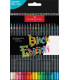 LAPICES COLOR FABER-CASTELL BLACK est.36