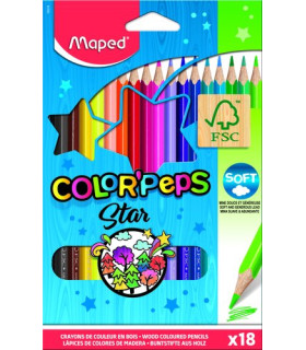 LAPICES COLOR MAPED COLOR PEPS  est.18