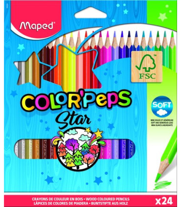 LAPICES COLOR MAPED COLOR PEPS  est.24