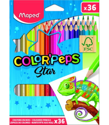 LAPICES COLOR MAPED COLOR PEPS  est.36