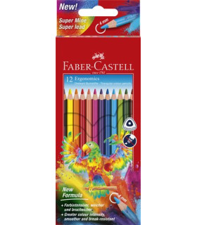 LAPICES COLOR FABER TRIANG.0.4mm EST.12