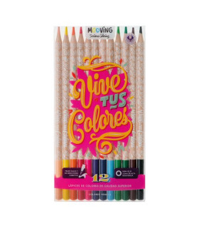 LAPICES COLOR MOOVING EST.12