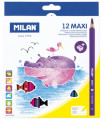 LAPICES COLOR MILAN MAXI TRIANGULAR 12