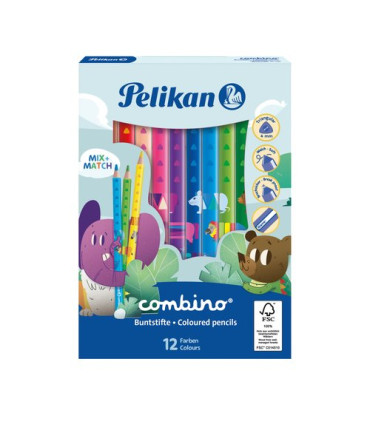 LAPICES COLOR PELIKAN TRIANGULAR est.12