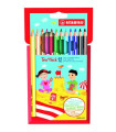 LAPICES COLOR STABILO TRIO est.PLAST.12