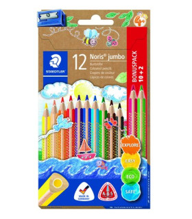 LAPICES COLOR STAEDT.128 NC TR.JUMBO 12