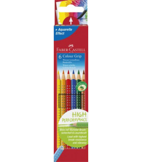 LAPICES ACLB.FABER COLOUR GRIP est. 6
