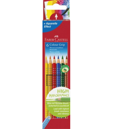 LAPICES ACLB.FABER COLOUR GRIP est. 6