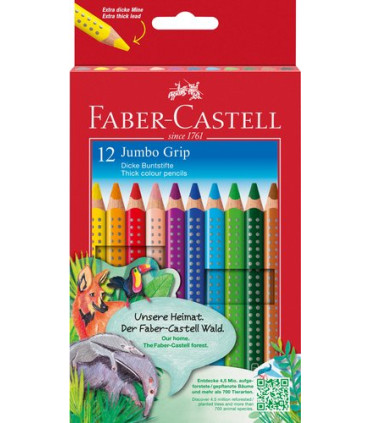 LAPICES ACLB.FABER JUMBO GRIP est.12