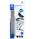 LAPIZ STAEDT.100C LUMOGRAPH CHARCOAL B/3