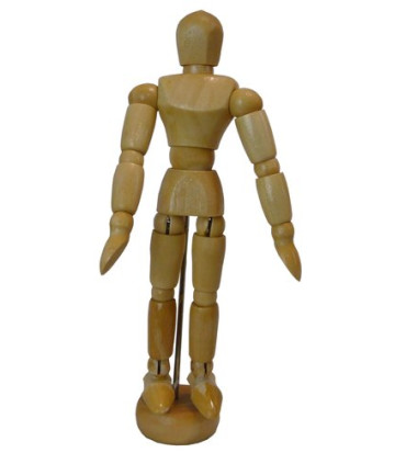 MANIQUI PINTURA MASCULINO 14 cm