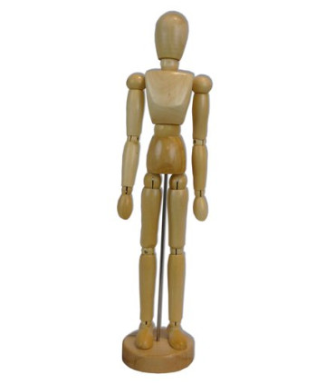 MANIQUI PINTURA MASCULINO 30 cm