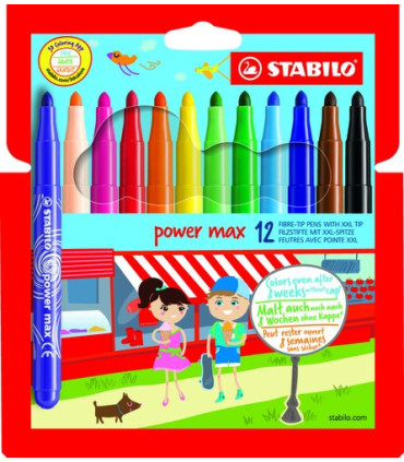 ROTUL.STABILO POWER MAX 980 ESTUCHE 12