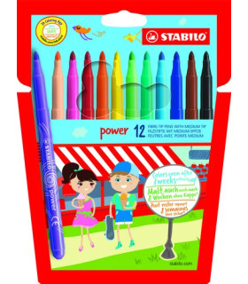 ROTUL.STABILO POWER 280 ESTUCHE 12