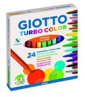 ROTUL.GIOTTO TURBO COLOR ESTUCHE 24