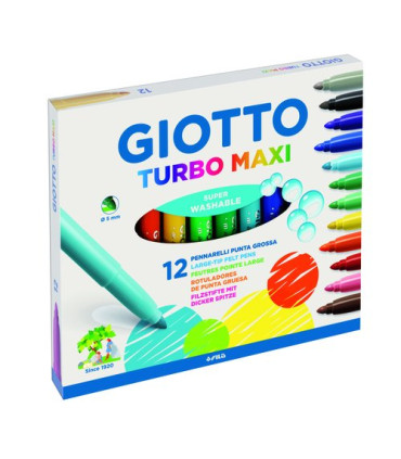 ROTUL.GIOTTO TURBO MAXI ESTUCHE 12