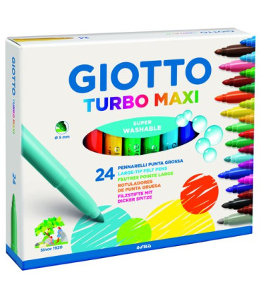 ROTUL.GIOTTO TURBO MAXI ESTUCHE 24