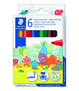 ESTUCHE 6 MARCADORES WATERCOLOR