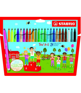 ROTUL.STABILO TRIO A-Z 378 ESTUCHE 24