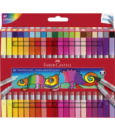 ROTUL.FABER C.DOBLE PUNTA CAJA 40