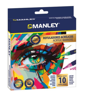 ROTUL.ACRILICO MANLEY CAJA de 10