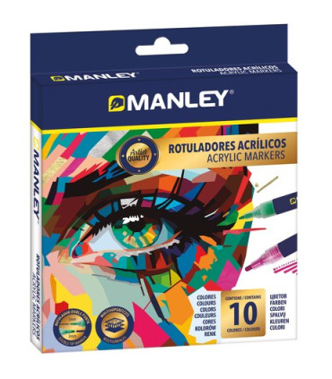ROTUL.ACRILICO MANLEY CAJA de 10
