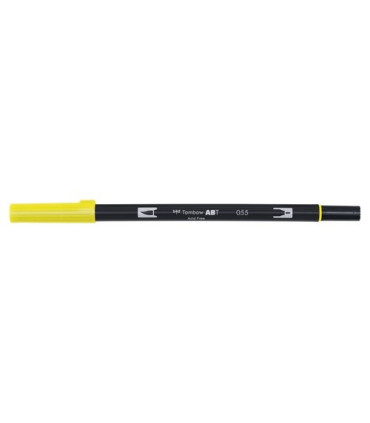 ROTULADOR TOMBOW DOBLE PUNTA PINC. AMARI