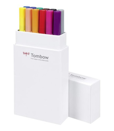 ROTULADOR TOMBOW DOBLE PUNTA PINC.EST 12