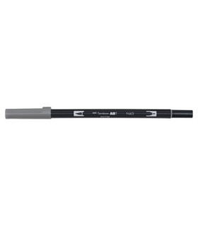 ROTULADOR TOMBOW DOBLE PUNTA PINC. GRIS