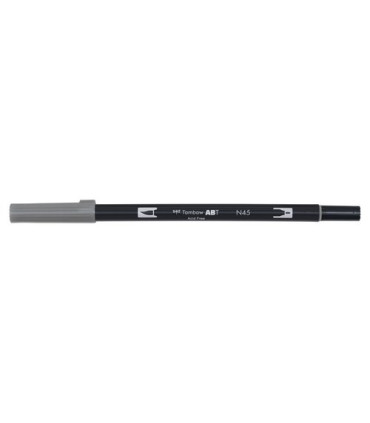 ROTULADOR TOMBOW DOBLE PUNTA PINC. GRIS