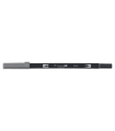 ROTULADOR TOMBOW DOBLE PUNTA PINC. GRIS