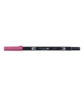 ROTULADOR TOMBOW DOBLE PUNTA PINC. MALVA