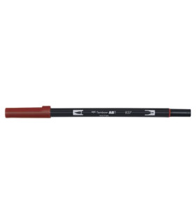 ROTULADOR TOMBOW DOBLE PUNTA PINC. VINO