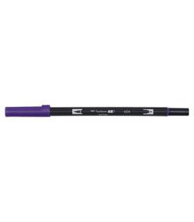 ROTULADOR TOMBOW DOBLE PUNTA PINC. VIOLE