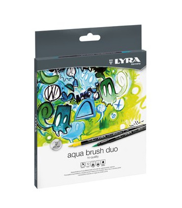 ROTUL.LYRA AQUA DUO ESTUCHE 12