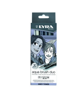 ROTUL.LYRA AQUA DUO TONOS GRISES EST.6