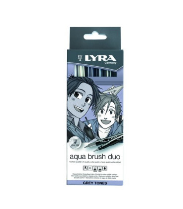 ROTUL.LYRA AQUA DUO TONOS GRISES EST.6