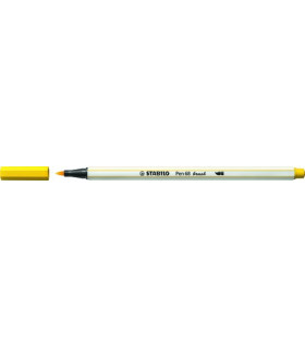 ROTUL.STABILO PEN 68  BRUSH AMARILLO